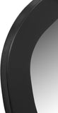 Oblique Mirror - Oversized Contemporary Artful Design with Solid Acacia Wood Frame for Your Wall