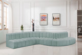 Arc - Faux Leather 7 Piece Modular Sofa