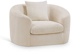 Penelope Chenille Fabric Upholstered Accent Chair