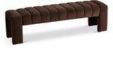 Andaz Bench - Luxurious Velvet Seating with Deep Channel Tufting for Elegant Home Decor Upgrade