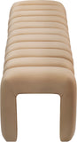 Andaz Bench - Luxurious Velvet Seating with Deep Channel Tufting for Elegant Home Decor Upgrade