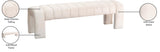 Andaz Bench - Luxurious Velvet Seating with Deep Channel Tufting for Elegant Home Decor Upgrade