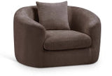 Penelope Chenille Fabric Upholstered Accent Chair