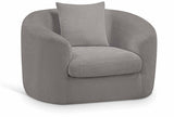 Penelope Chenille Fabric Upholstered Accent Chair
