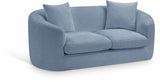 Penelope 66.5" Chenille Fabric Upholstered Upholstered Loveseat