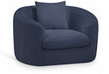 Penelope Chenille Fabric Upholstered Accent Chair