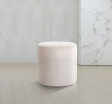Roy Versatile Microsuede Ottoman Stool - Stylish Compact Seating for Small Spaces and Cozy Décor