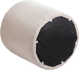 Roy Versatile Microsuede Ottoman Stool - Stylish Compact Seating for Small Spaces and Cozy Décor