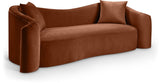 Destin 91" Velvet Upholstered Upholstered Sofa