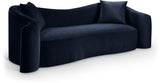 Destin 91" Velvet Upholstered Upholstered Sofa