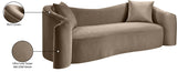 Destin 91" Velvet Upholstered Upholstered Sofa