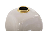 Christana Concaved Ceramic Vase- Short