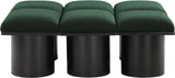 Pavilion - 6 Piece Modular Bench With Black Base