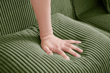 MARTHA 117" 3-Seater Sofa with 1 Ottoman