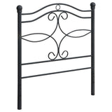 Callie Metal Twin Open Frame Headboard Matte Black