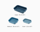 Nest™ Oven Non-stick 3-piece Blue Roasting Tray Set