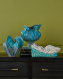 Free-Form Blue Vase
