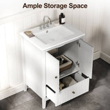 24'' Bathroom Vanity with Sink, Bathroom Vanity Cabinet
