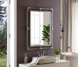 Ghost Rectangular Acrylic Mirror - Contemporary Brushed Gold Design for Elegant Home Decor Style