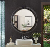Ghost Rectangular Acrylic Mirror - Contemporary Brushed Gold Design for Elegant Home Decor Style