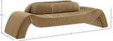 Austin 107" Velvet Upholstered Upholstered Sofa
