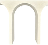 June Modern Solid Oak Console Table – Elegant Mid-Century Design with Unique Double Arch Style