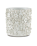 Jessamine Medium White Cachepot