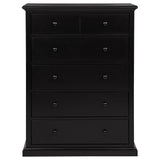 Sumerlin 6-drawer Bedroom Chest of Drawers Black