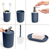 Moss & Stone Modern Bathroom Accessories Set