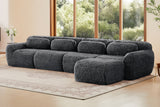 MELLOW 149" 4-Seater Sofa with 1 Ottoman