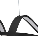 Bucharest Integrated LED Chandelier // Black