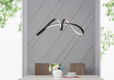 Bucharest Integrated LED Chandelier // Black