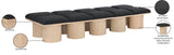 Pavilion Bench - Luxurious Channel-Tufted Design with Art Deco Style for Entryway or Bedroom Decor