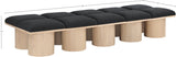 Pavilion Bench - Luxurious Channel-Tufted Design with Art Deco Style for Entryway or Bedroom Decor