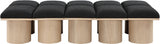 Pavilion Bench - Luxurious Channel-Tufted Seat with Art Deco Design for Stylish Entryway Seating