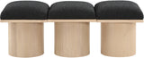 Pavilion Bench: Luxurious Channel-Tufted Seat with Art Deco Design for Stylish Home Seating Solutions
