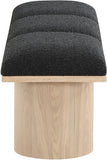 Pavilion Bench: Luxurious Channel-Tufted Seat with Art Deco Design for Stylish Home Seating Solutions