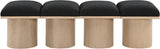 Pavilion Bench: Stylish Art Deco Design with Luxurious Cushioning for Entryway or Bedroom Seating