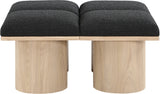 Pavilion Bench: Stylish Art Deco Design with Luxurious Cushioning for Entryway and Bedroom Seating