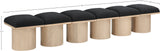 Pavilion Bench: Luxurious Boucle Fabric Seating with Art Deco Design for Stylish Home Decor