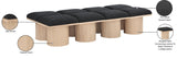 Pavilion Bench - Luxurious Channel-Tufted Seating with Art Deco Design for Stylish Home Decor
