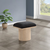 Pavilion Stool - Luxurious Boucle Fabric Bench with Art Deco Design for Stylish Seating Solutions