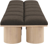 Pavilion Bench - Luxurious Channel-Tufted Seating with Art Deco Design for Entryway or Bedroom