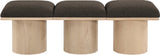 Pavilion Bench: Luxurious Channel-Tufted Seating with Art Deco Design for Entryway or Bedroom Style