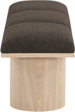 Pavilion Bench: Luxurious Channel-Tufted Seat with Art Deco Design for Stylish Home Seating Solutions