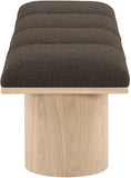 Pavilion Bench: Luxurious Channel-Tufted Seat, Art Deco Design, Stylish Seating for Any Space