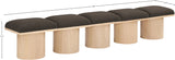 Pavilion Bench - Luxurious Channel-Tufted Seating with Art Deco Design for Elegant Home Spaces