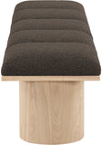 Pavilion Bench - Luxurious Channel-Tufted Seating with Art Deco Design for Elegant Home Spaces