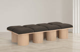 Pavilion Bench - Luxurious Channel-Tufted Seating with Art Deco Design for Stylish Home Decor