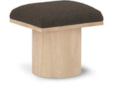 Pavilion Stool - Luxurious Boucle Fabric Bench with Art Deco Design for Stylish Seating Solutions